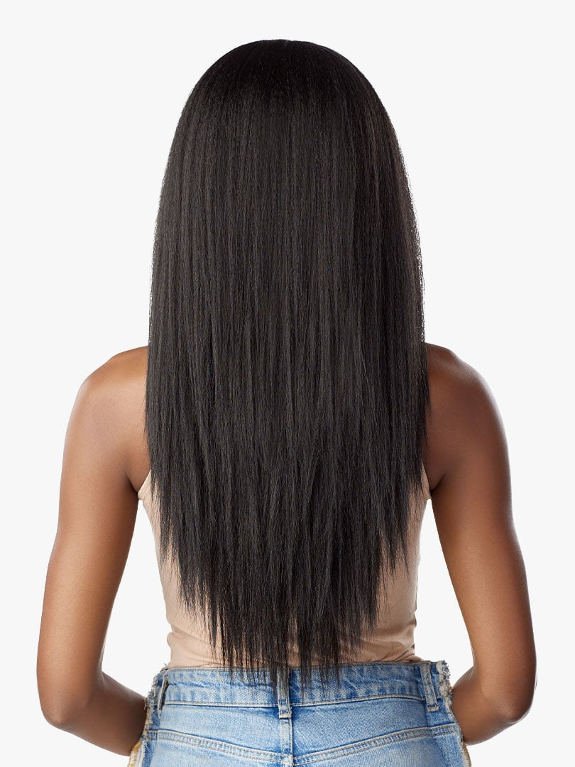SENSATIONNEL Synthetic Curls Kinks N Co Glueless Kinky Edges - 13X6 Kinky Straight 24"