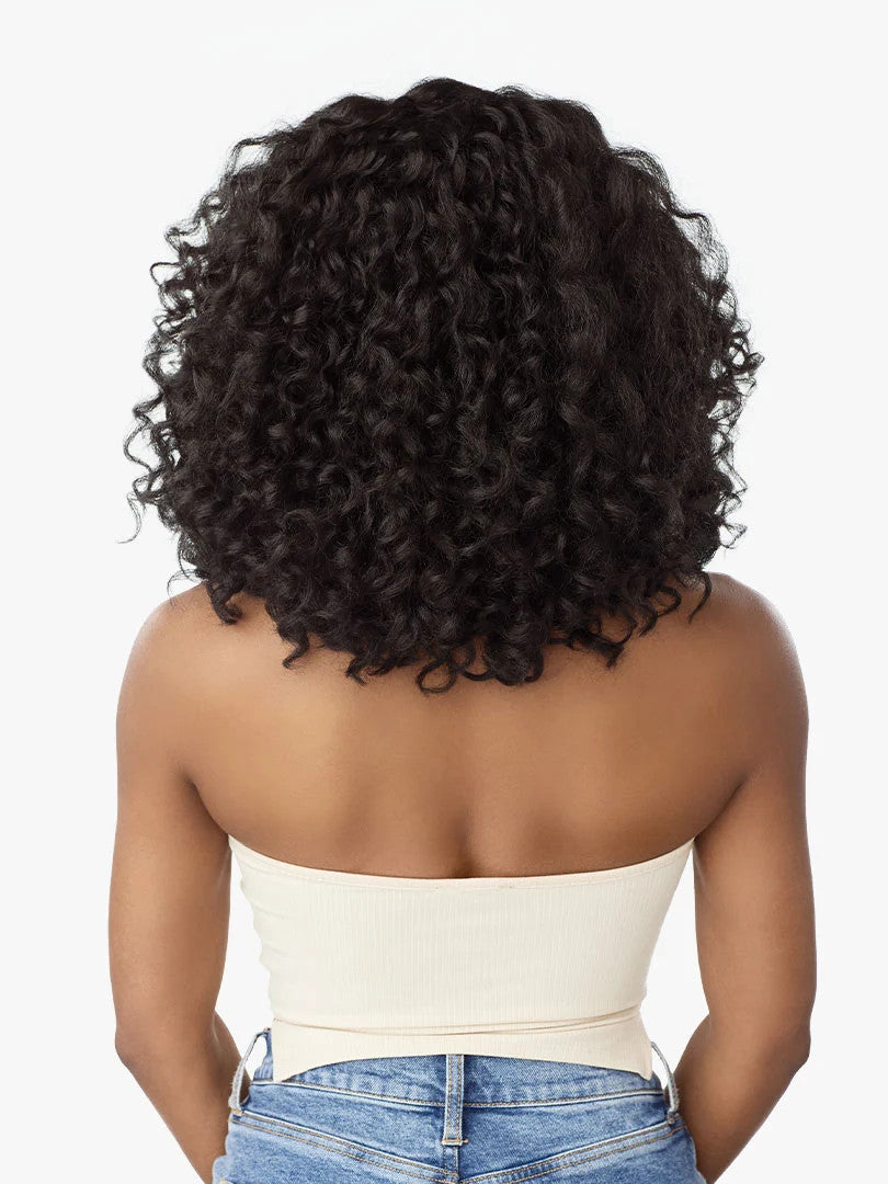 SENSATIONNEL Synthetic Curls Kinks N Co Glueless Kinky Edges - Y-PART KINKY RINGLET CURL 14"