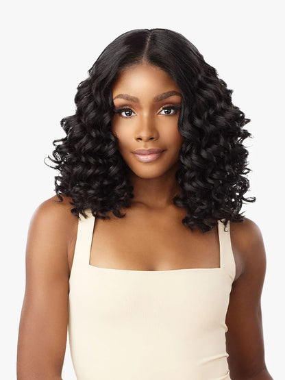 SENSATIONNEL Synthetic Curls Kinks N Co Glueless Kinky Edges - Y-PART SPIRAL CURL 14"