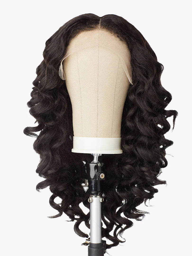 SENSATIONNEL Synthetic Curls Kinks N Co Glueless Kinky Edges - Y-PART KINKY WAND CURL (20"-24")