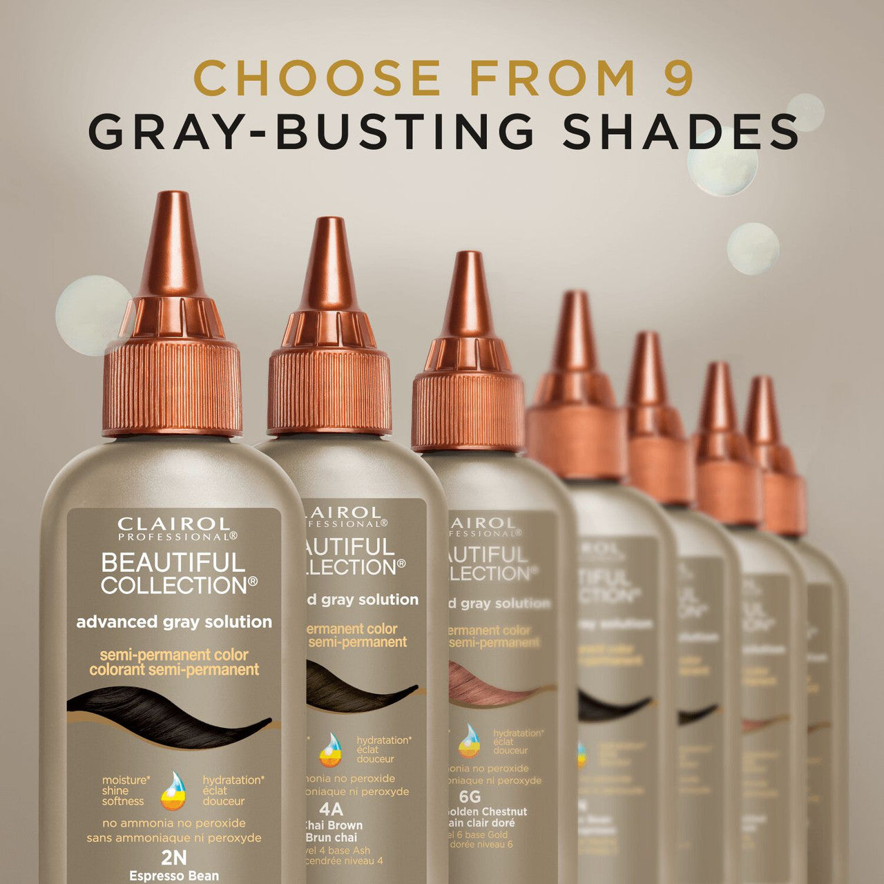 Clairol Beautiful Advanced Gray Solution Semi-Permanent hair color