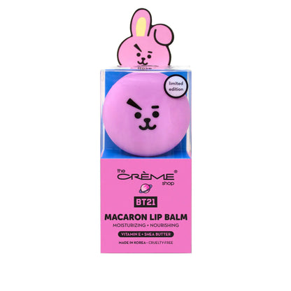 THE CREME SHOP BT21 COOKY Macaron Lip Balm - Rose