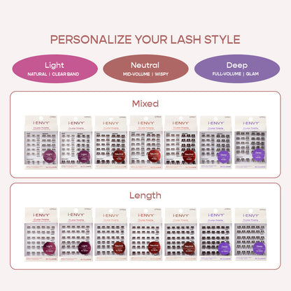 KISS i Envy Neutral Cluster Palette Refill Pack – Mixed