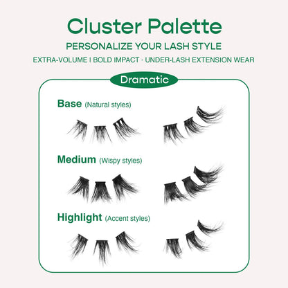 KISS i Envy Dramatic Cluster Palette Refill Pack - Mixed