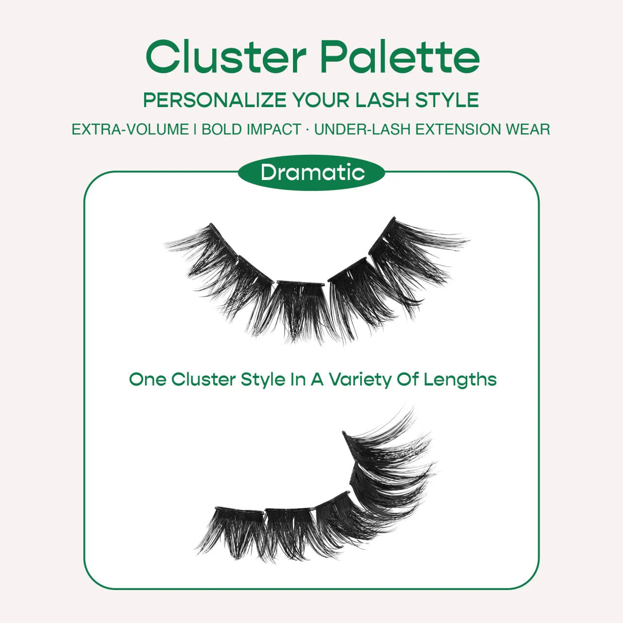 KISS i Envy Dramatic Cluster Palette Refill Pack - Length