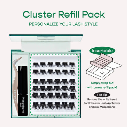 KISS i Envy Dramatic Cluster Palette Refill Pack - Length