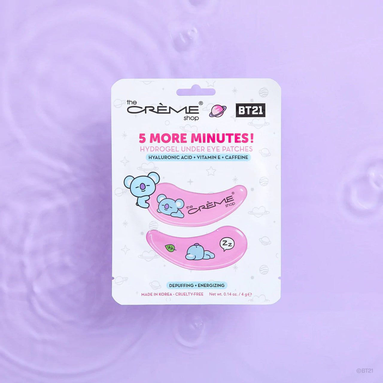 THE CREME SHOP "5 More Minutes!" KOYA Hydrogel Under Eye Patches