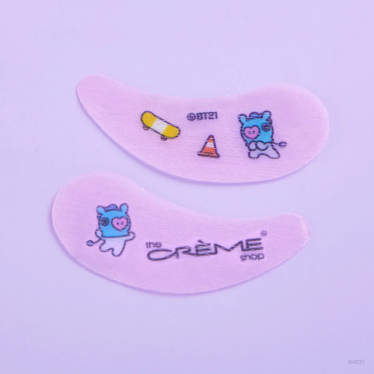 THE CREME SHOP BT21 "Pump it up!" MANG Hydrogel Under Eye Patches