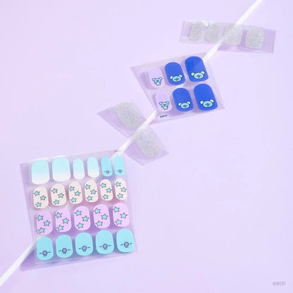 THE CREME SHOP BT21 KOYA Peri-Twinkle Gel Nail Strips (Set of 35)