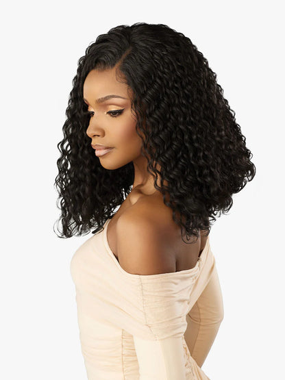 SENSATIONNEL Crowned Edge 13X5 Synthetic HD Lace Wig - WATER DEEP 16″