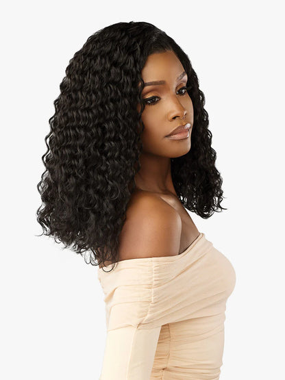 SENSATIONNEL Crowned Edge 13X5 Synthetic HD Lace Wig - WATER DEEP 16″