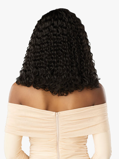 SENSATIONNEL Crowned Edge 13X5 Synthetic HD Lace Wig - WATER DEEP 16″