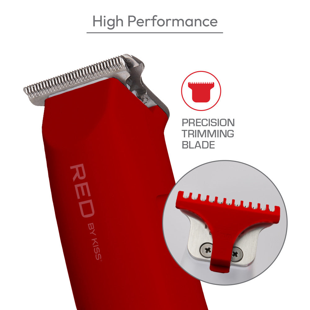 RED Cordless Rechargeable Mini Trimmer