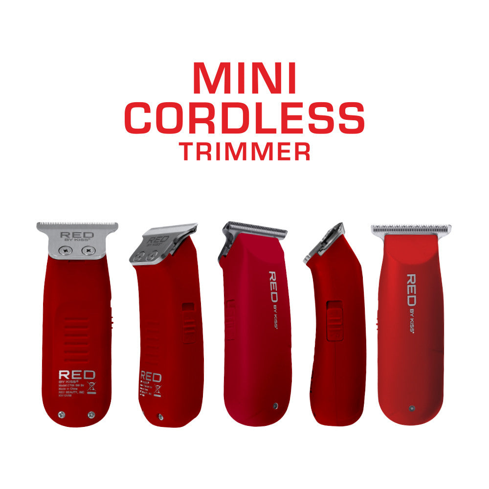 RED Cordless Rechargeable Mini Trimmer