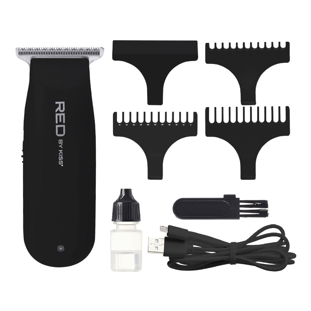 RED Cordless Rechargeable Mini Trimmer