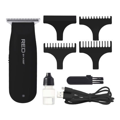 RED Cordless Rechargeable Mini Trimmer