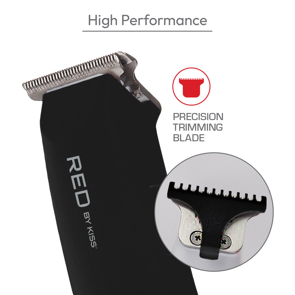 RED Cordless Rechargeable Mini Trimmer