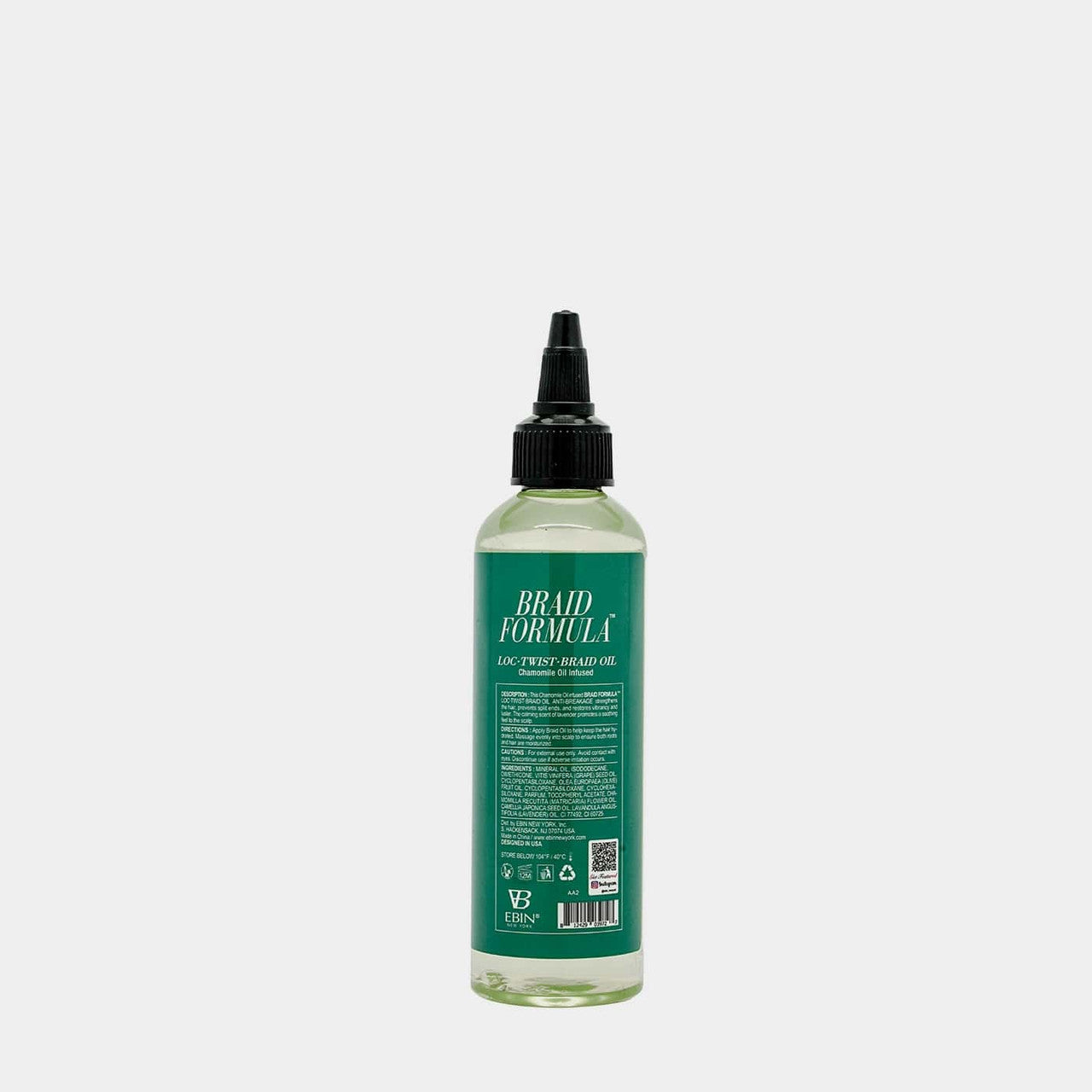 Ebin New York Braid Formula Loc, Twist, and Braid Oil - Anti-Breakage