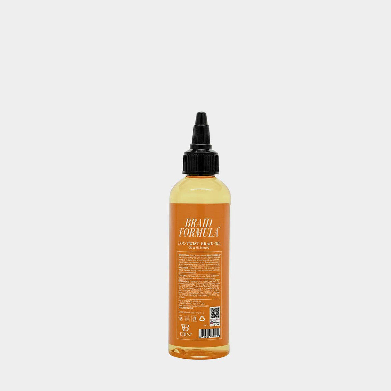 Ebin New York Braid Formula Loc, Twist, and Braid Oil - Cuticle Strengthening