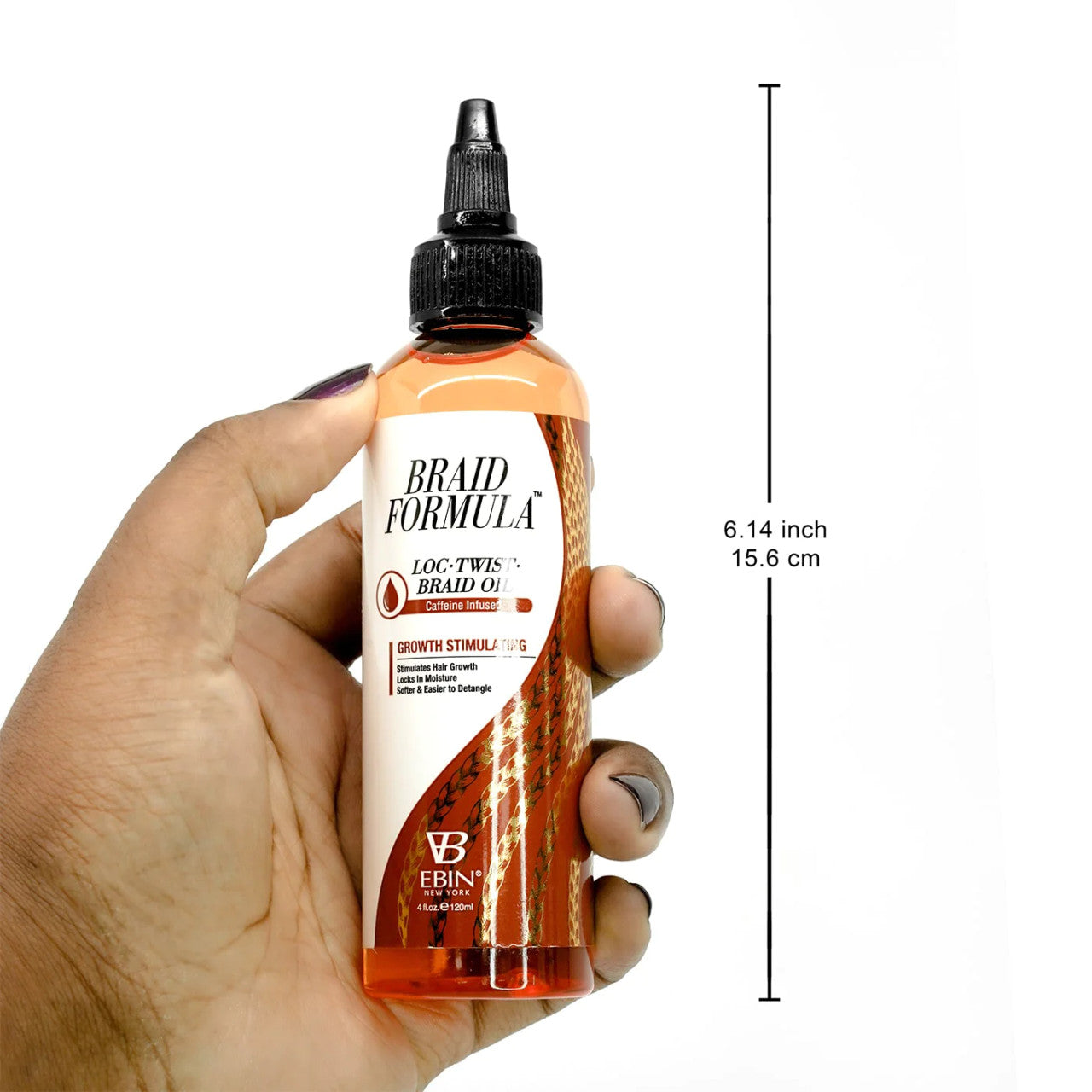 Ebin New York Braid Formula Loc, Twist, and Braid Oil - Growth Stimulating