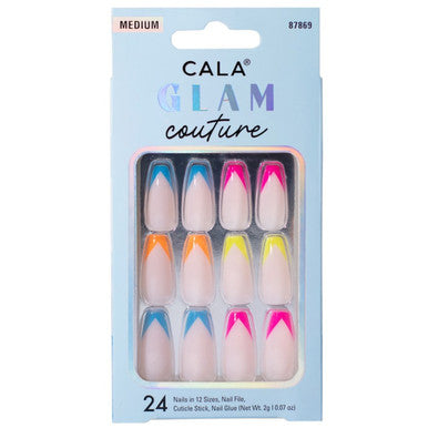 CALA Glam Couture Medium Multi Color Nail