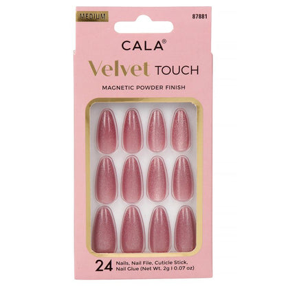 CALA Velvet Touch Medium Coffin Nail (Mauve Cateye)