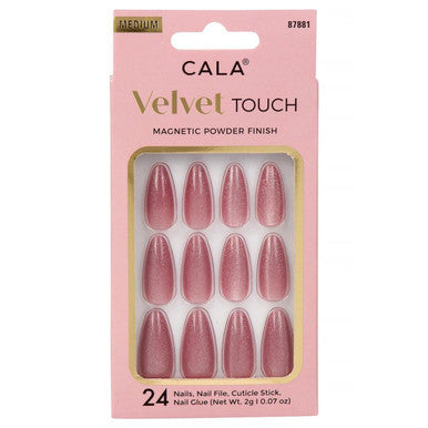 CALA Velvet Touch Medium Coffin Nail (Mauve Cateye)