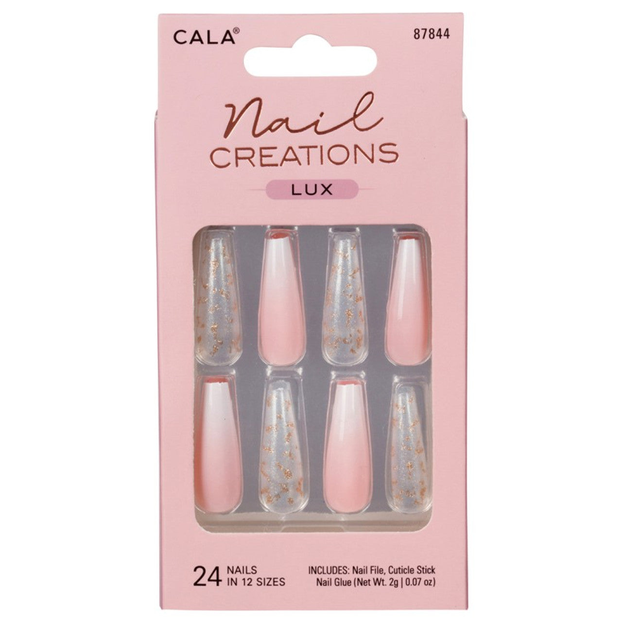 CALA Nail Creations Lux Long Coffin (Ombre)