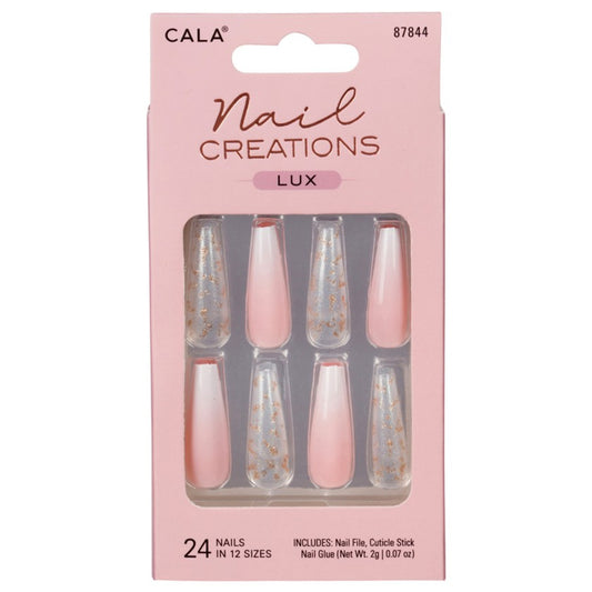 CALA Nail Creations Lux Long Coffin (Ombre)