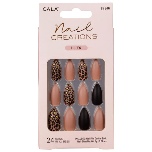 CALA Nail Creations Lux Stiletto (Cheetah)