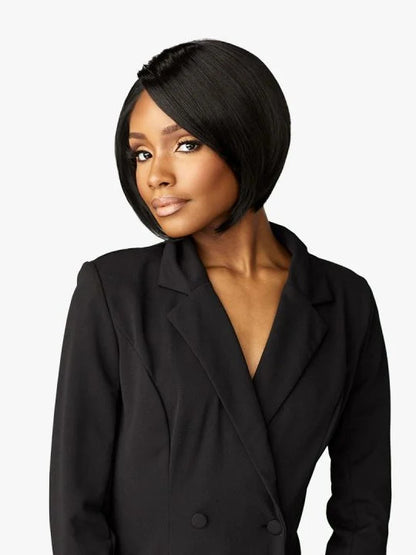 SENSATIONNEL Butta Lace Synthetic HD Lace Front Wig - CHIC BOB LOB UNIT 4