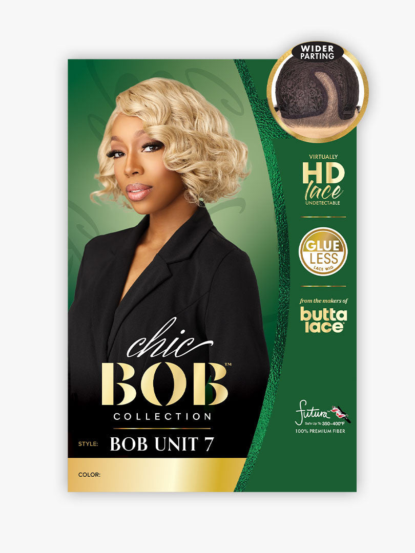 SENSATIONNEL Butta Lace Synthetic HD Lace Front Wig - CHIC BOB BOB UNIT 7