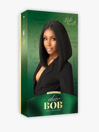 SENSATIONNEL Butta Lace Synthetic HD Lace Front Wig - CHIC BOB LOB UNIT 8