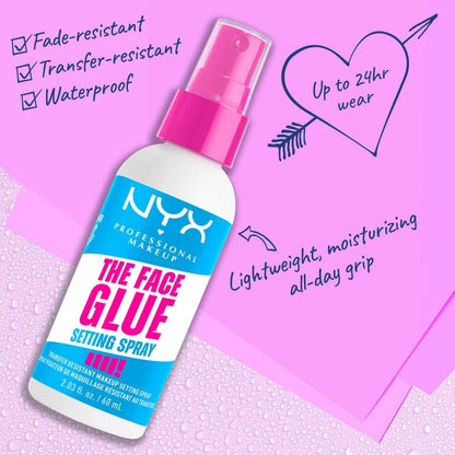 NYX Professional Makeup The Face Glue Setting Spray (2.03oz)