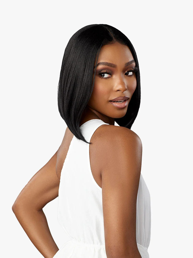 SENSATIONNEL Dashly Lace Salt & Pepper HD Synthetic Lace Front Wig - UNIT 1