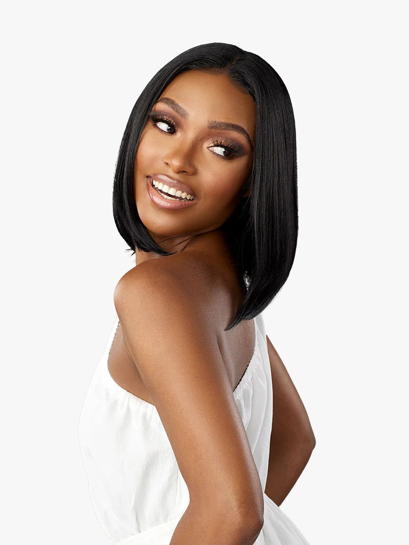 SENSATIONNEL Dashly Lace Salt & Pepper HD Synthetic Lace Front Wig - UNIT 1