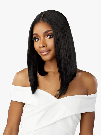 SENSATIONNEL Dashly Lace Salt & Pepper HD Synthetic Lace Front Wig - UNIT 5