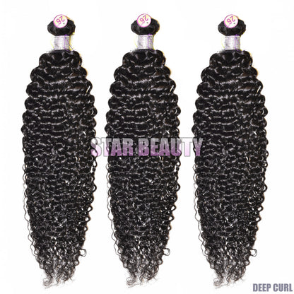 10A Engage Virgin Hair 4 Bundle Deal - Deep Curl