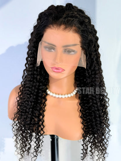 15A PINK LEMON GOLD 100% Human Hair 13X6 Lace Front Wig - DELAWARE