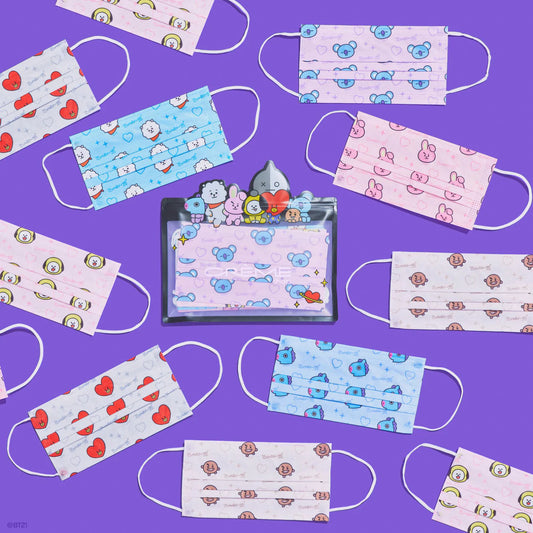 THE CREME SHOP BT21 3-Ply Disposable Protective Face Masks