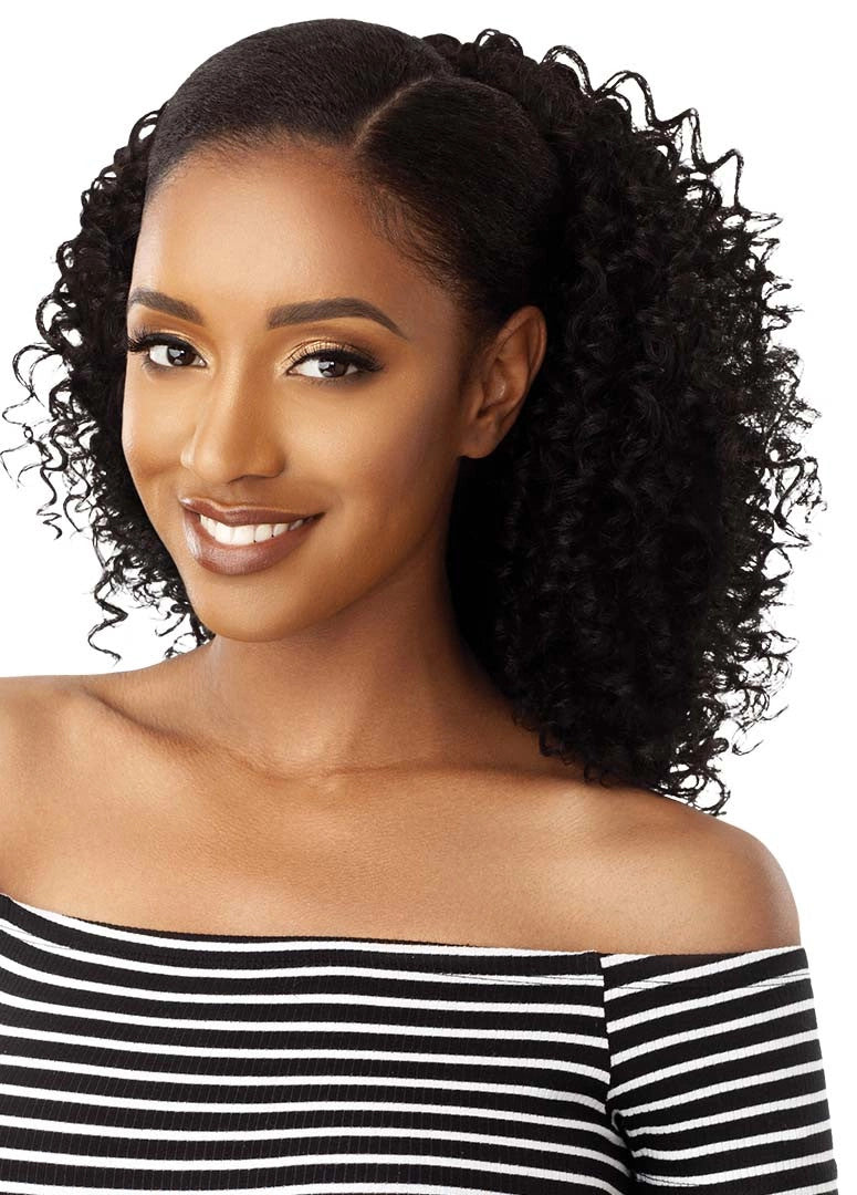 OUTRE Synthetic Big Beautiful Hair Drawstring Ponytail - 3B - BOUNCY CURLS 18”
