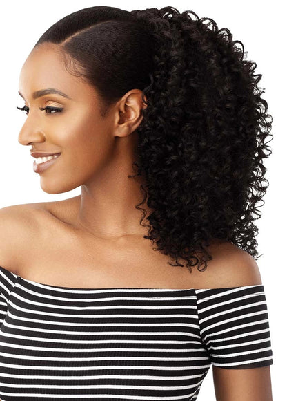 OUTRE Synthetic Big Beautiful Hair Drawstring Ponytail - 3B - BOUNCY CURLS 18”