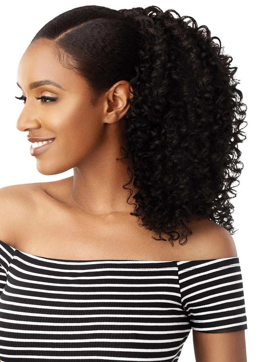 OUTRE Synthetic Big Beautiful Hair Drawstring Ponytail - 3B - BOUNCY CURLS 18”