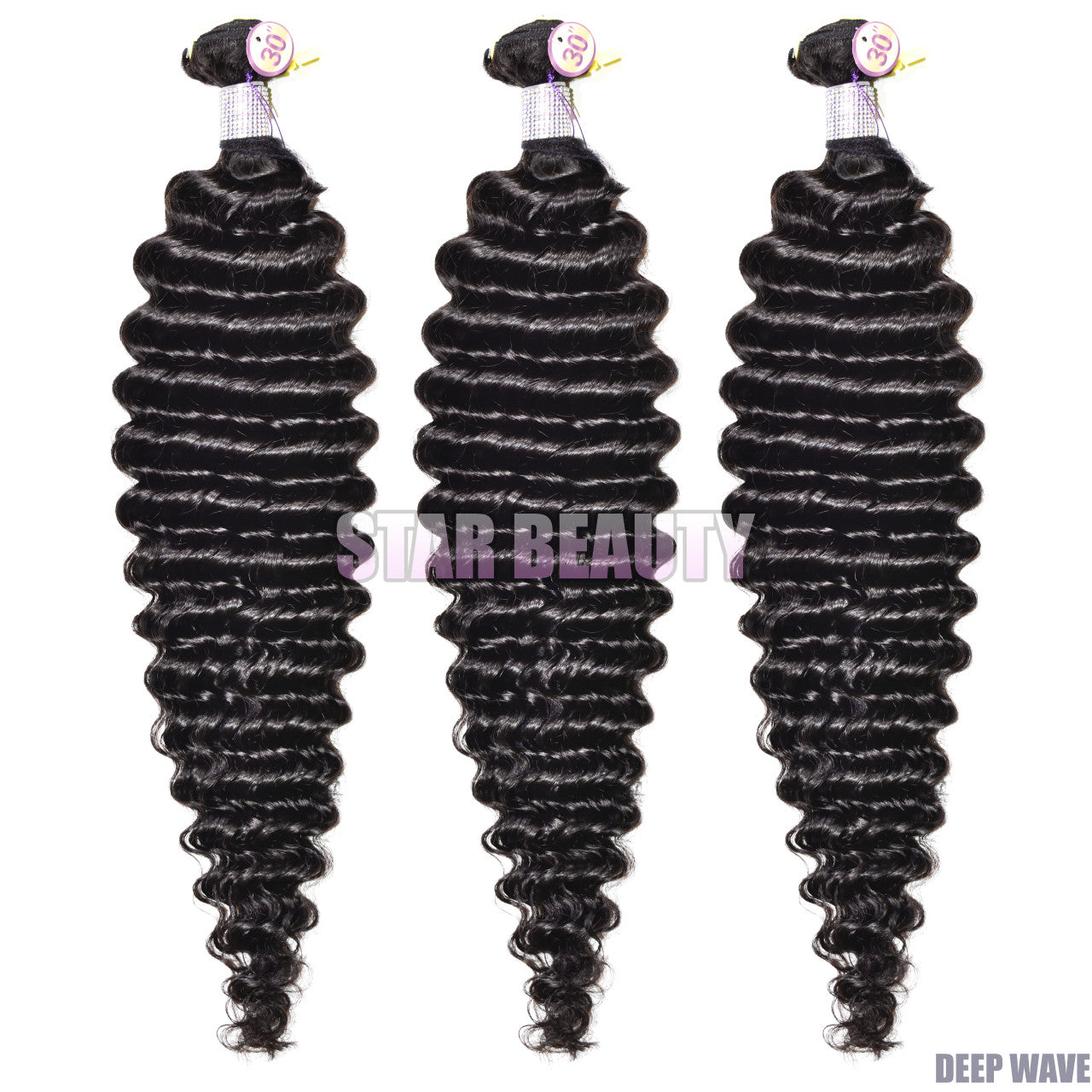 10A Engage Virgin Hair 3 Bundle Deal - Deep Wave