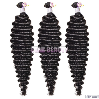 10A Engage Virgin Hair 3 Bundle Deal - Deep Wave
