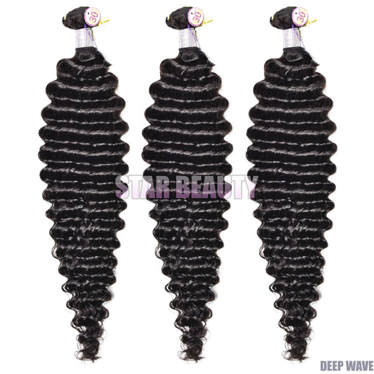 10A Engage Virgin Hair 3 Bundle Deal - Deep Wave