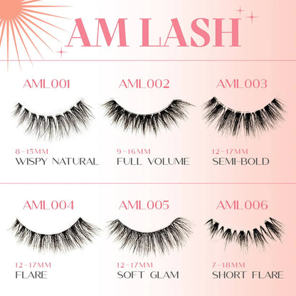 Ebin New York Cattitude 5D AM Lashes- Wispy Natural