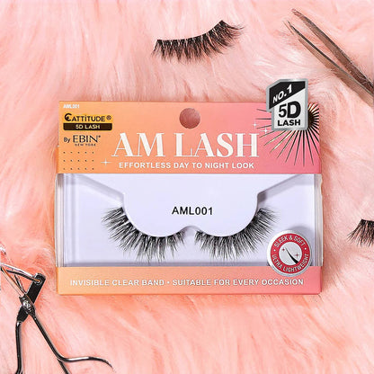Ebin New York Cattitude 5D AM Lashes- Wispy Natural
