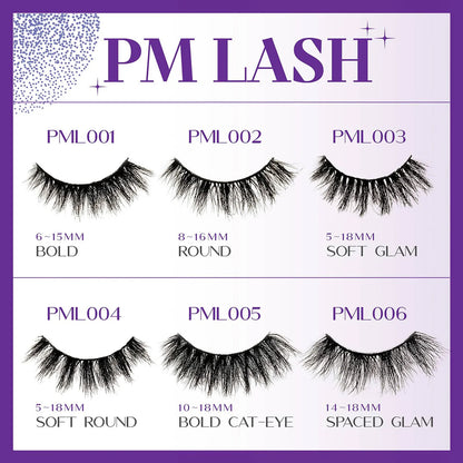 Ebin New York Cattitude 5D PM Lashes- Bold