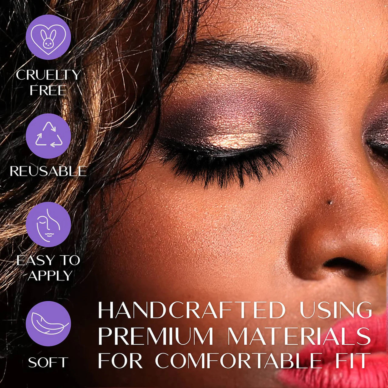 Ebin New York Cattitude 5D PM Lashes- Bold